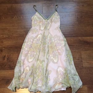 Chiffon Boho scarf dress